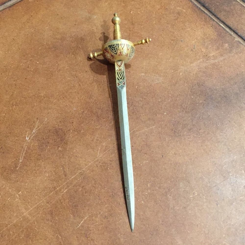 Vintage Toledo letter opener